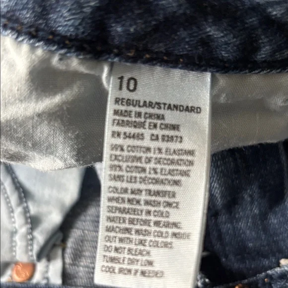 American Eagle Outfitters Blue Straight Leg Jeans - Picture 2 of 2